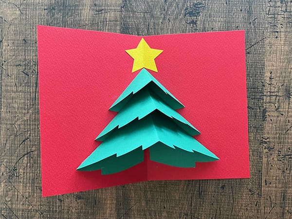 2種類出来る クリスマスツリー型の飾り・壁面・カードにも・毛糸・ビーズ❤︎DIY tutorial Christmas Tree PaperCraft❤︎ 784