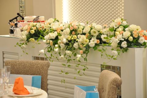 スタイル別会場装花オールシーズン 黄色・オレンジ：ジューシーシトラス Juicy CitrusFlowers by kukkadesign クッカデザイン札幌&東京・花屋