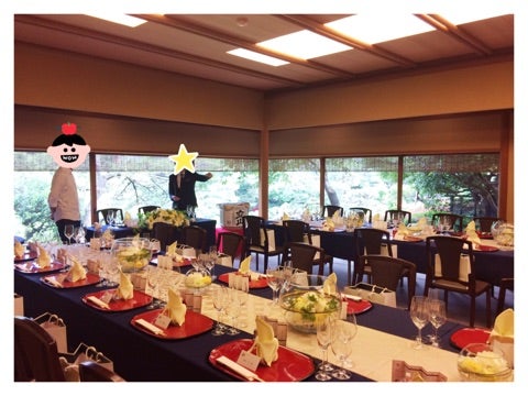 八芳園 料亭 壺中庵Wedding table ウェディングテーブル