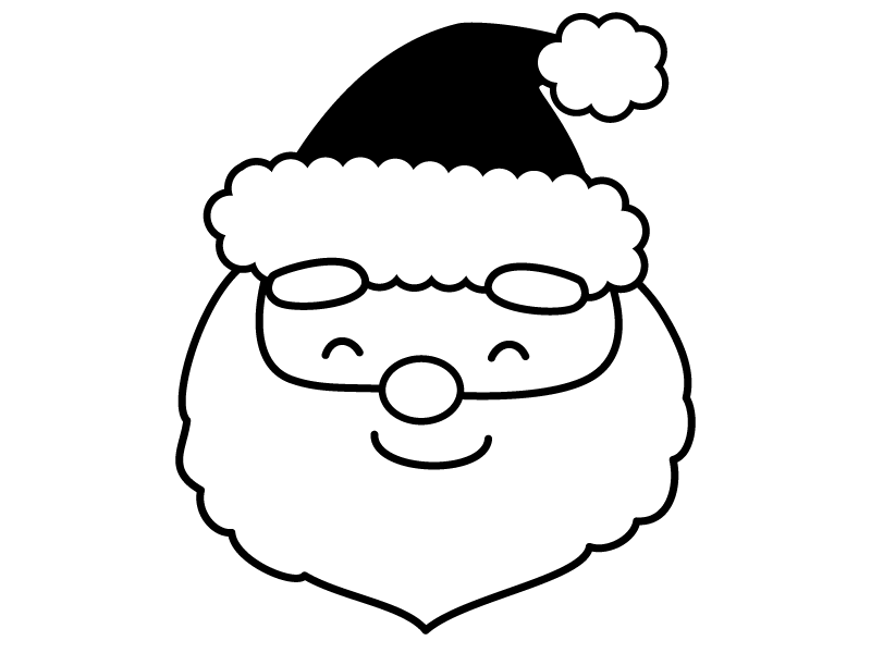 無料イラストかわいいサンタクロースパブリックドメインQ：著作権フリー画像素材集