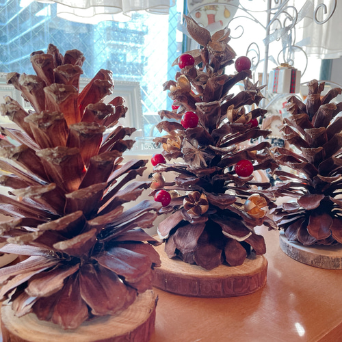 簡単で可愛い松ぼっくりのツリーを作ってみよう！作り方や作品例🍀GreenSnap グリーンスナップ