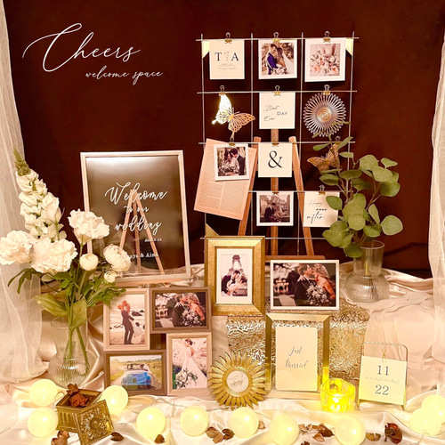 最新 結婚式のウェルカムスペースの飾り付けアイデアをご紹介ニュース