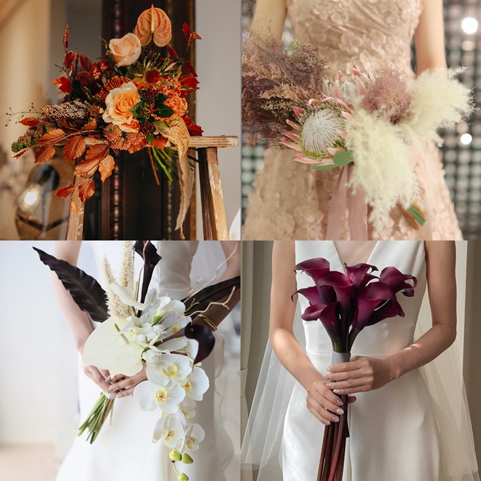 即日発送可能 秋色クラッチブーケ 秋婚 フォトウェディング 401 -アトリエ美鈴 - プレゼント＆ギフトのギフトモール