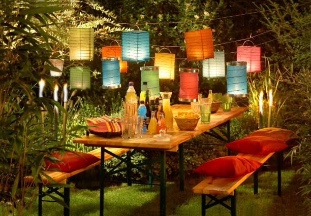 ガーデンパーティーを楽しめるお庭に京阪グリーン滋賀・京都・大阪のエクステリア・ガーデン・外構工事