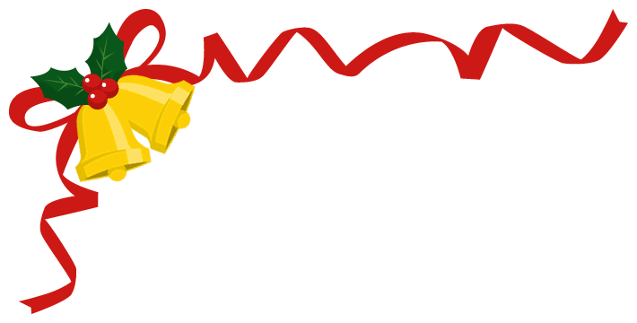 クリスマスのライン素材 白黒・カラー保育園・幼稚園のおたよりフリー素材「いらすとびより」