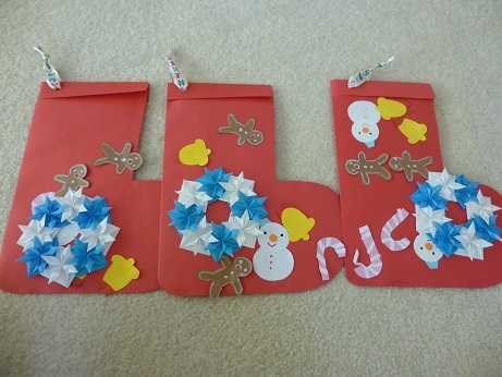 年少児 クリスマスのブーツを作りました学校法人長野日本大学学園 長野日本大学幼稚園