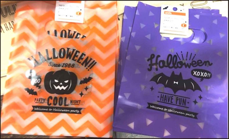 セリアで♪子どもが喜ぶ☆ハロウィンのお菓子のラッピングインテリアと暮らし。ときどき猫