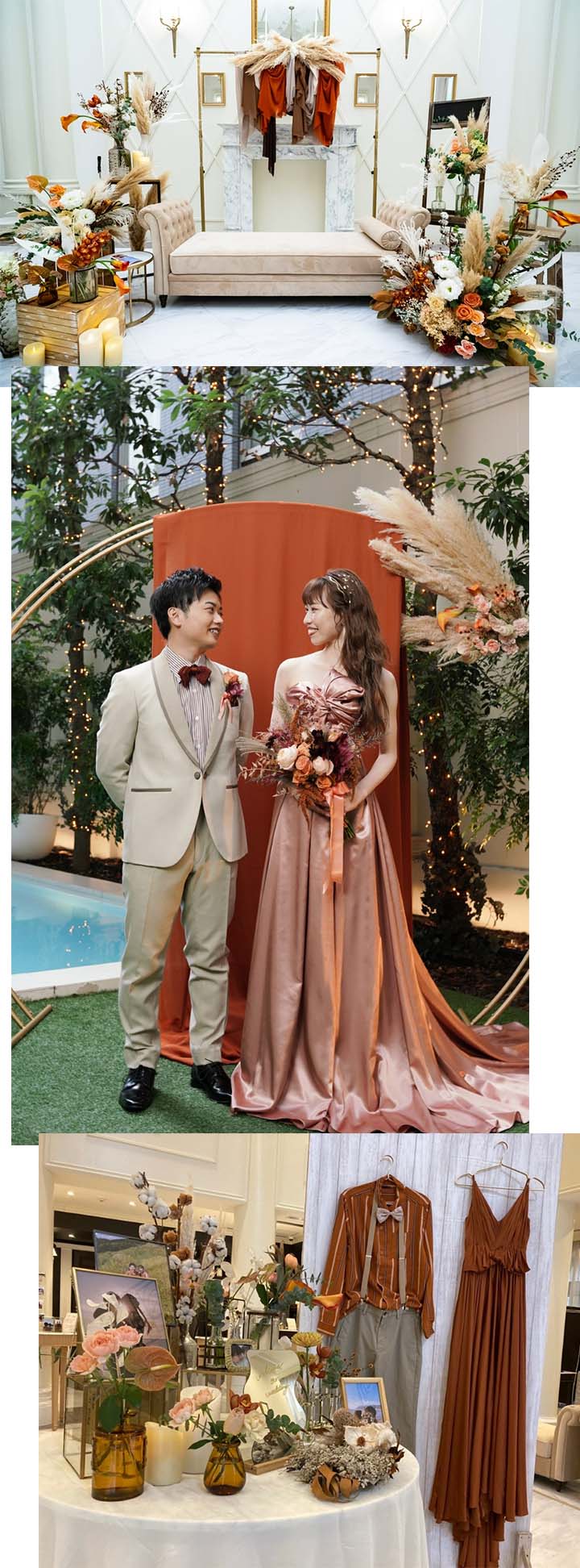 丸の内で秋のナチュラルウェディング花・フラワーギフト Hanahiro 花弘