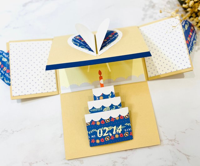 ましかくカードのデコレーションだけで簡単に作れる！誕生日アルバム！ 手作りアルバムアルバムキッチン