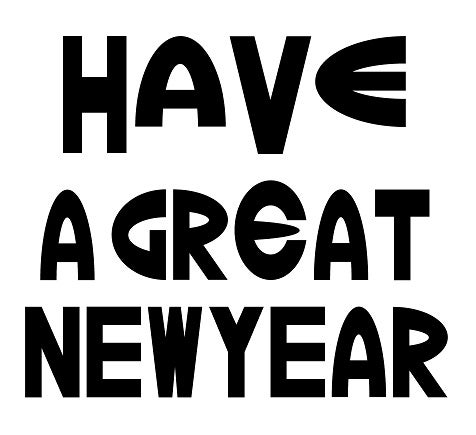 英語の賀詞、Happy New Year 2024の文字 - 2024年のお正月・年賀状の素材のイラスト素材104342278- PIXTA