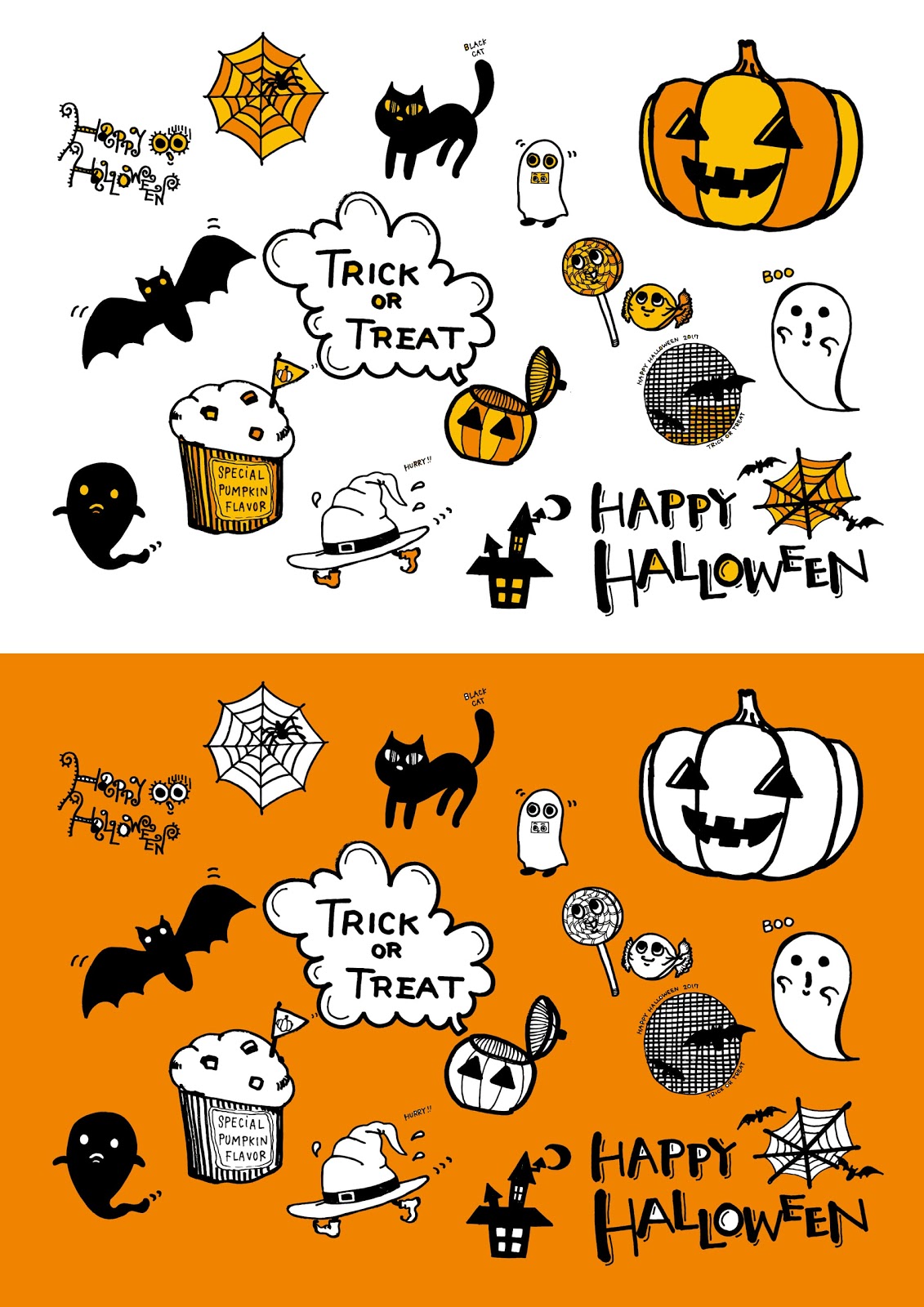 新パーツ紹介 ハロウィンイラストパーツセットPOPKIT BLOG ポップキットブログ