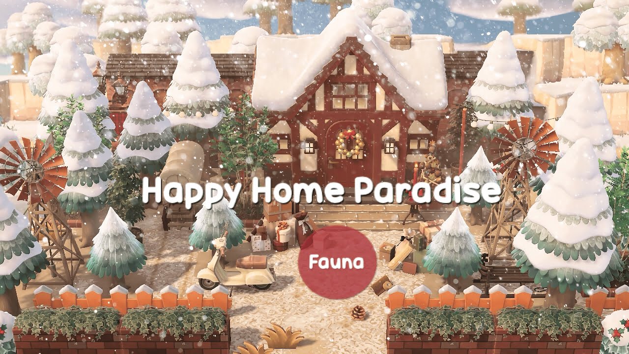 あつ森 クリーム島クリスマス与太話12 19とお知らせびゅーん