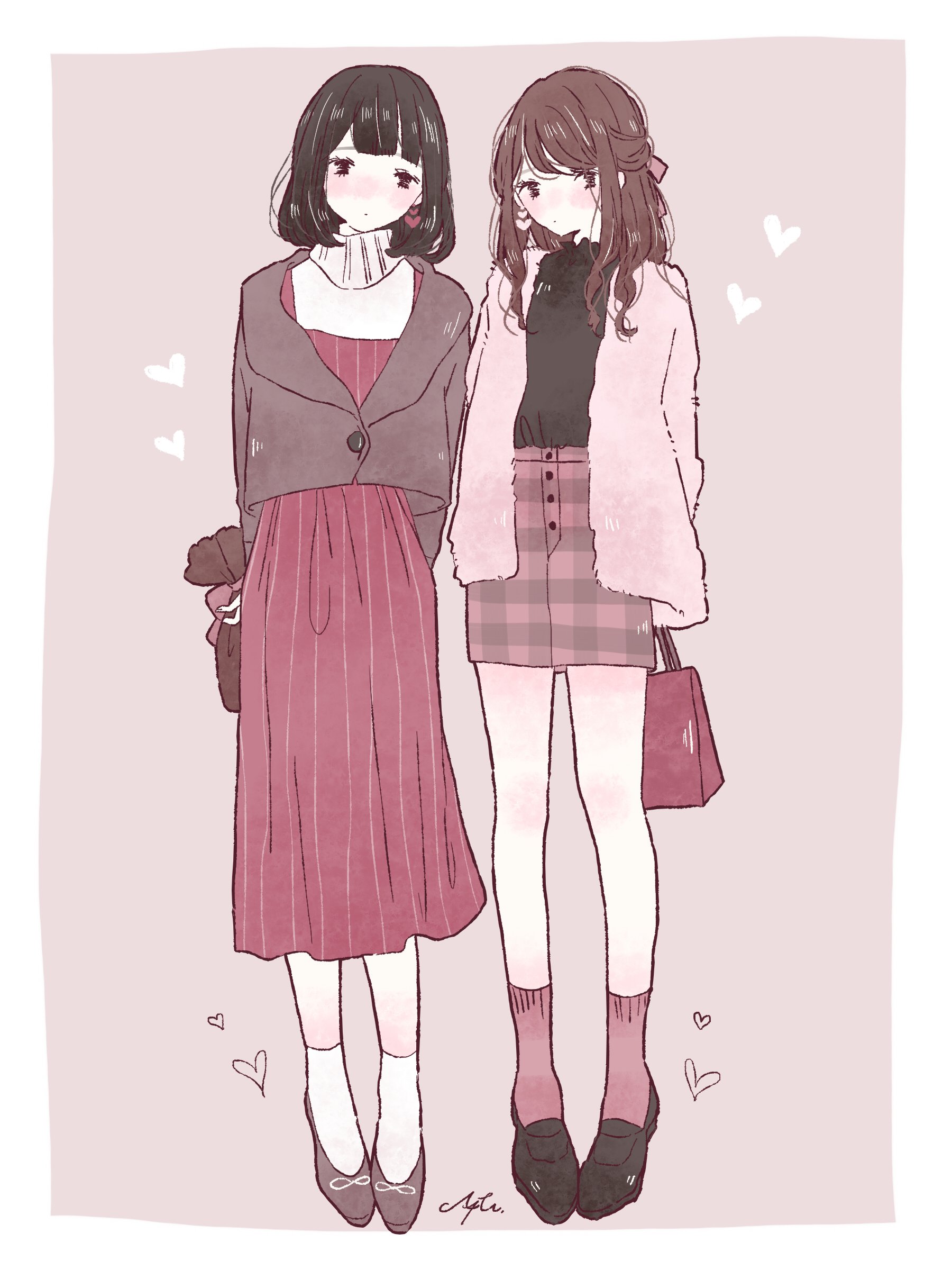 なんとなくバレンタインデーの擬人化みたいな女の子。 季節の絵は描くの楽しいですね。 ガルボのいちご味が好きです。 イラスト絵デジタルイラスト女の子イラスト絵描きさんと繋がりたいイラスト好きな人と繋がりたいかわいいガールズイラスト