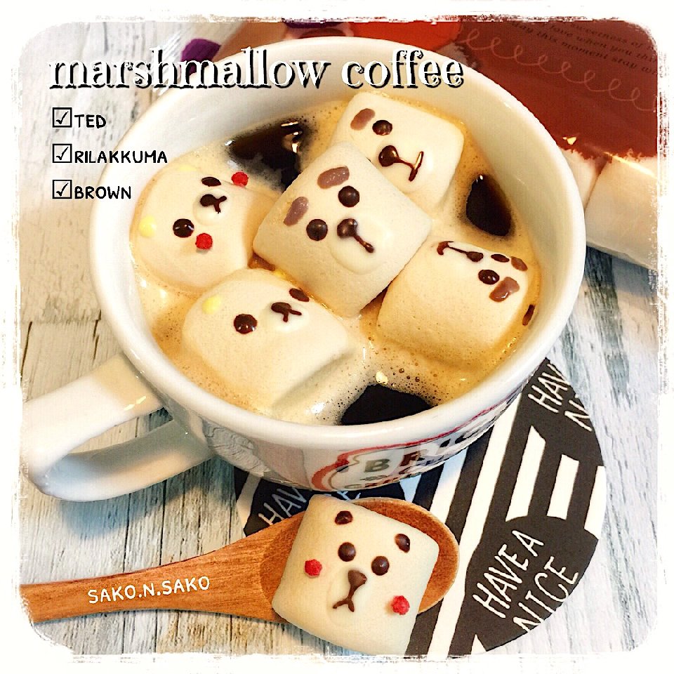 マシュマロチョコバ