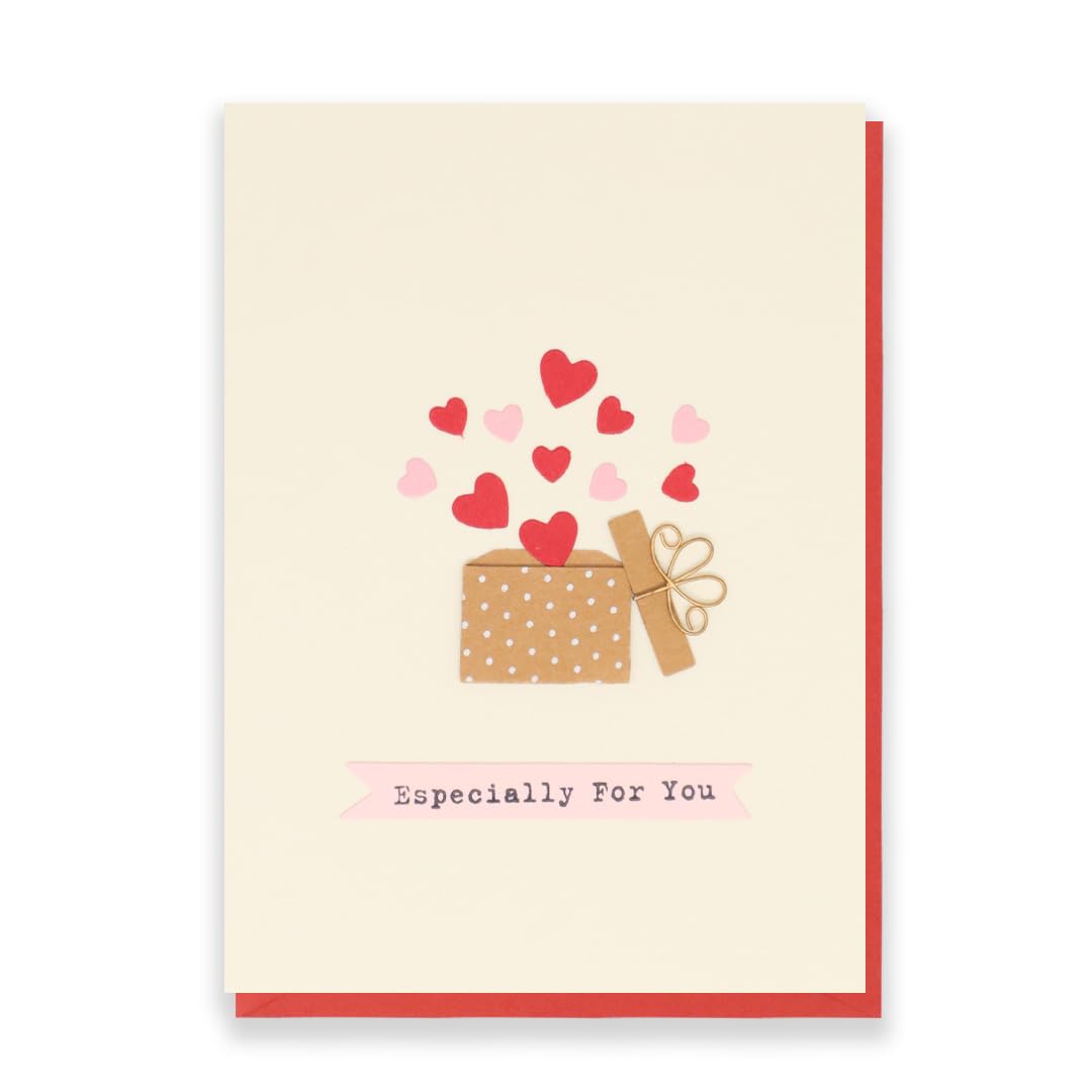 仕掛けカード ハートが飛び出す！バレンタイン・メッセージカードの作り方 型紙あり