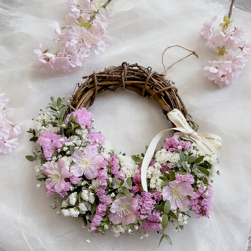 ひな祭り 100均 リース 手作り 玄関 入り口 ダイソーのインテリア実例 - 2022-02-22 15:53:18RoomClip ルームクリップ