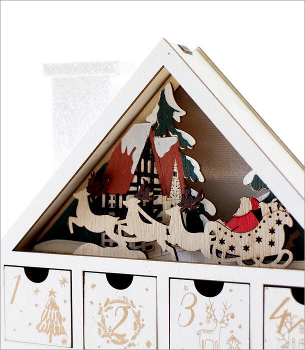 LEDウッドアドベントカレンダー 観覧車 北欧 遊園地 高級 雑貨 置物 装飾 木製 かわいい クリスマス クリスマスアドベントカレンダー :クリスマス専門店 KOBE CRAFT - 通販 - Yahoo!ショッピング