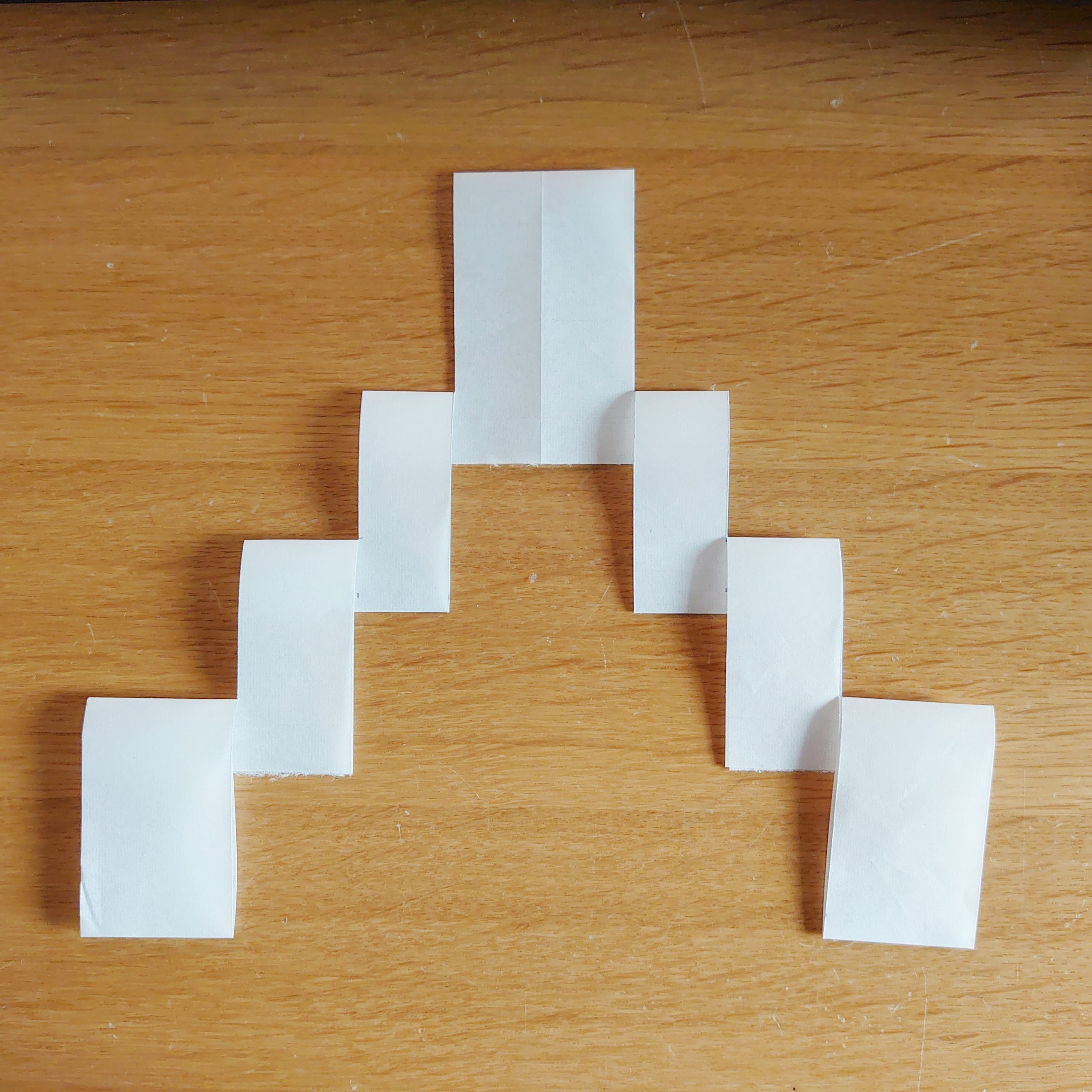 折り紙クラフト～鏡餅 立体 ①