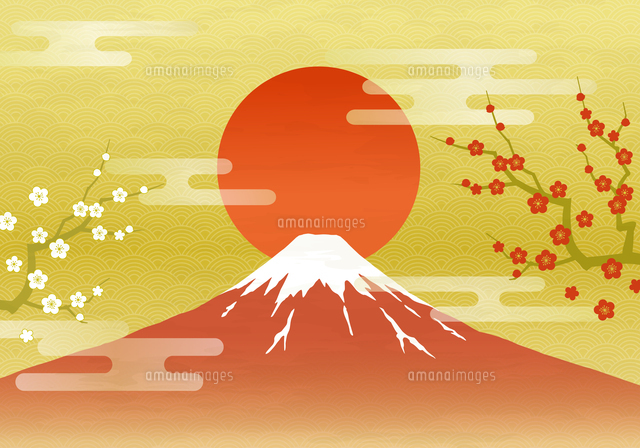 富士山 初日の出 イラスト素材5362780- フォトライブラリ