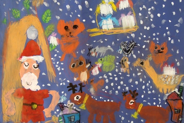 5歳児「クリスマス製作」 あざみ会社会福祉法人 あざみ会