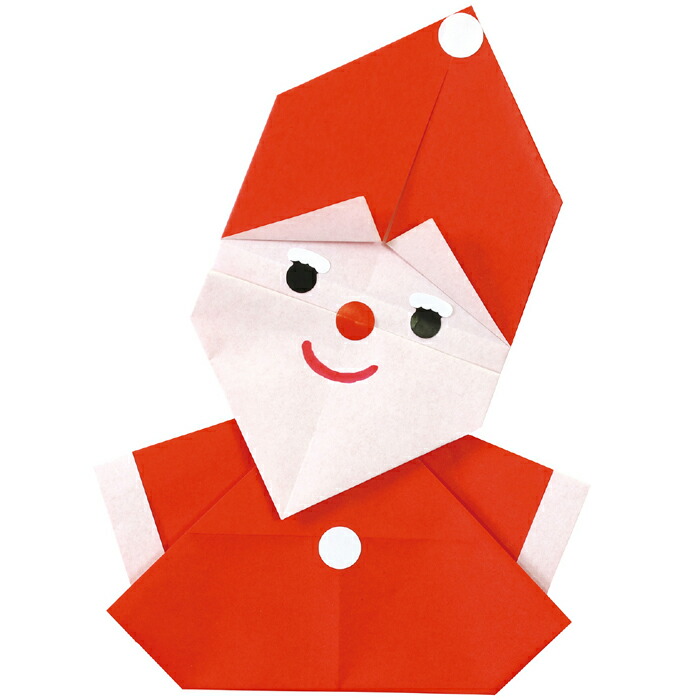 クリスマス 折り紙簡単 可愛い サンタクロース 折り方冬の折り紙 サンタ Origami Santa Claus