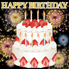 動く！お誕生日おめでとうカード2024★HAPPY BIRTHDAY★バースデーカード☆おめでとう☆グリーティング動画 BIRTHDAY WISHES☆ GREETINGS CARD