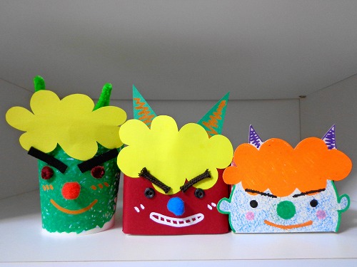 節分 工作セット 豆入れ - 19930501'S GALLERYminne byGMOペパボ 国内最大級のハンドメイド・手作り通販サイト