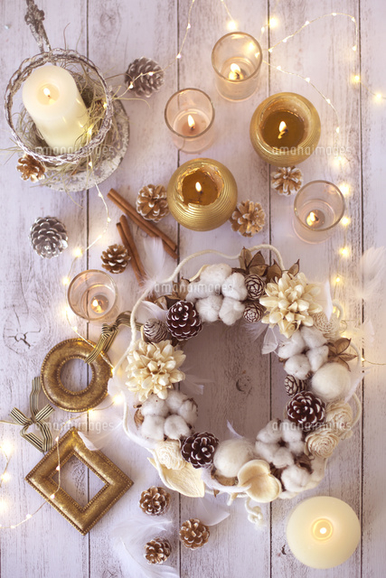 楽天市場 クリスマスリース ドライフラワー 手作りキット インテリア ナチュラル リースクリスマスキャンドルリングキットキャンドル付き マニュアル付き動画付き クリスマス クラフト 手作り ホームデコー クリスマスパーティー テーブルリース : Coppe Craft