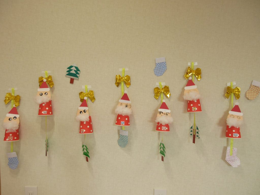 クリスマス作品お知らせ札幌市白石区南郷通の保育園・柏葉保育園