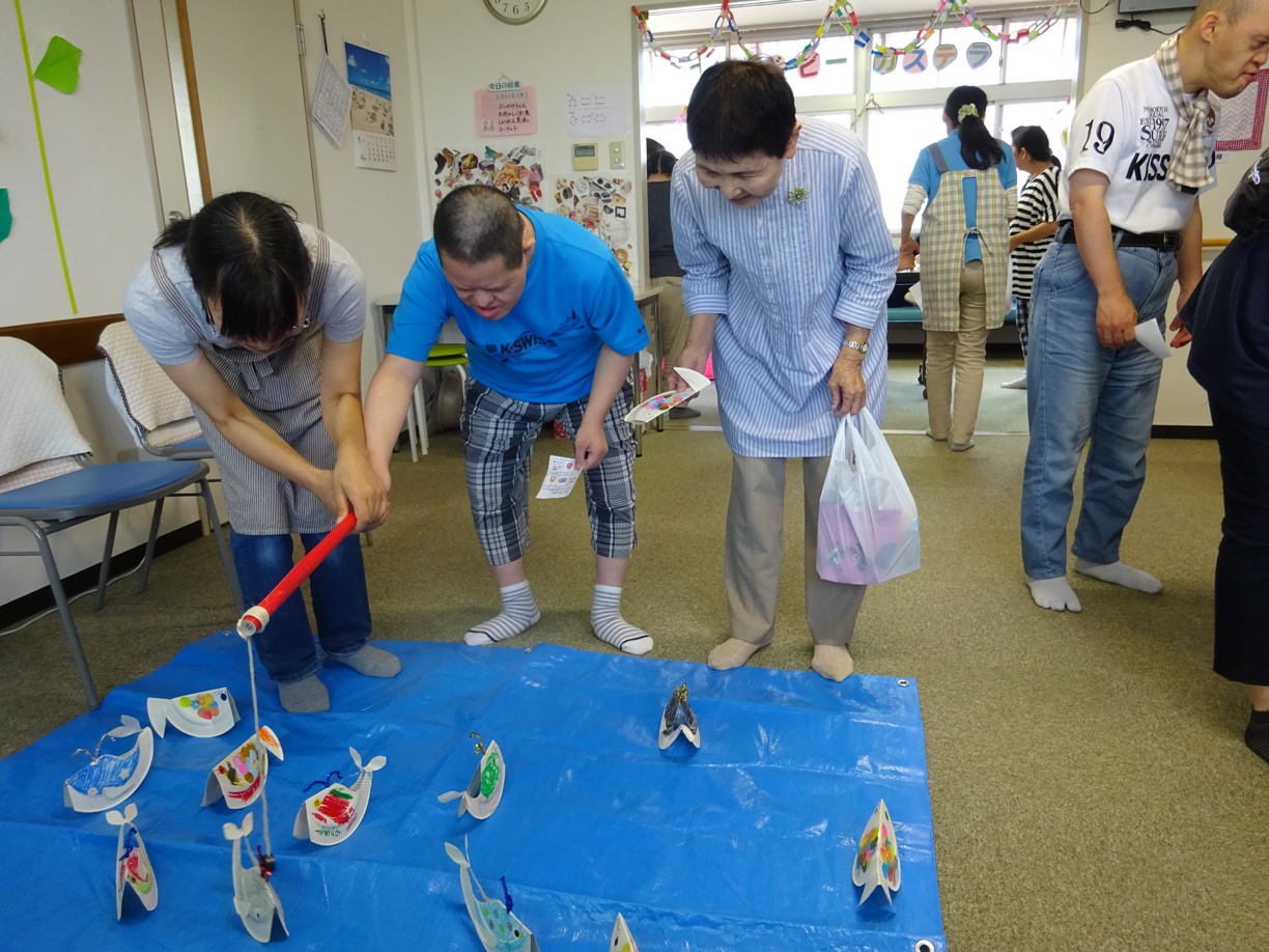 夏祭りレクリエーションを行いました！ 介護老人保健施設 入所２階 東松山市社会福祉協議会