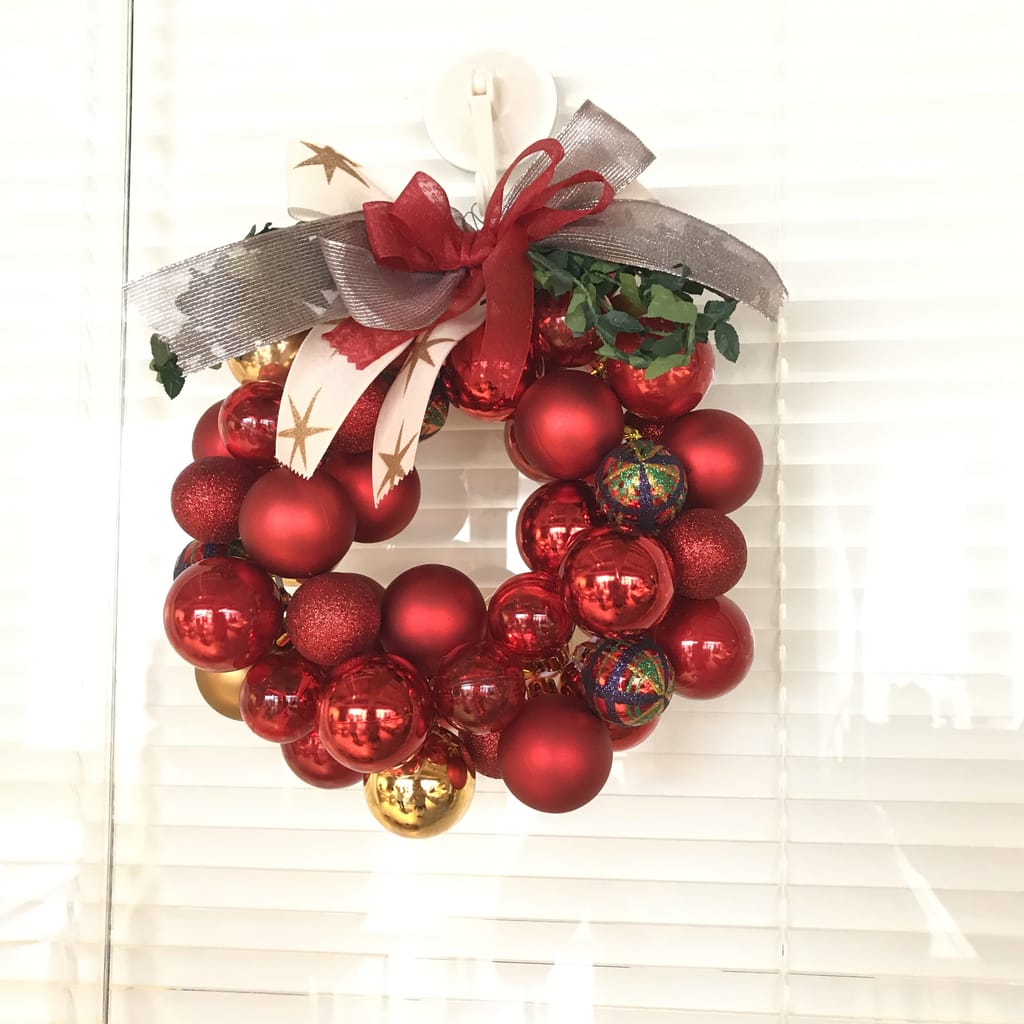 DIY ダイソーの商品だけで出来る♡毛糸玉リースの作り方Yarn ball wreath
