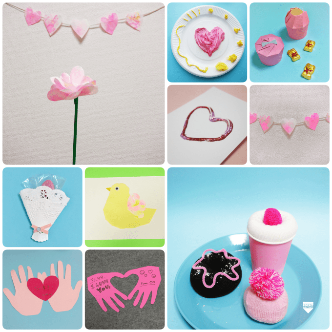 バレンタイン製作✂️ 2種類作ってみました！ . 2枚目は乳児さん向き👧 茶色の画用紙をチョコレートに見立てて、クレヨンでお絵描きしたり、シール貼りをしてオリジナルのチョコを作れます！ . 3枚目は幼児さん向き👦 白い画用紙をハート形に切り、画用紙にクレヨンで