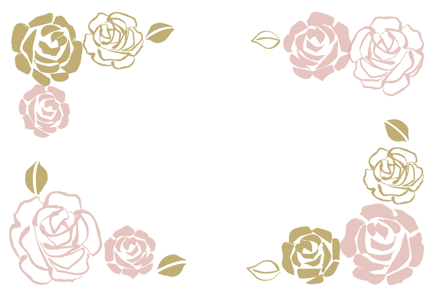 バースデーカードに最適な無料のテンプレートさきちん絵葉書