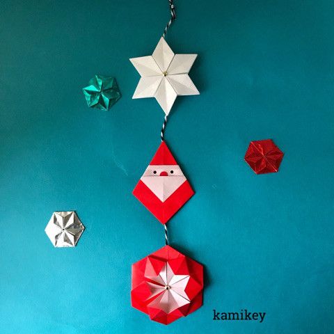 クリスマス 折り紙で作るクリスマスリース大人の折り紙インテリア