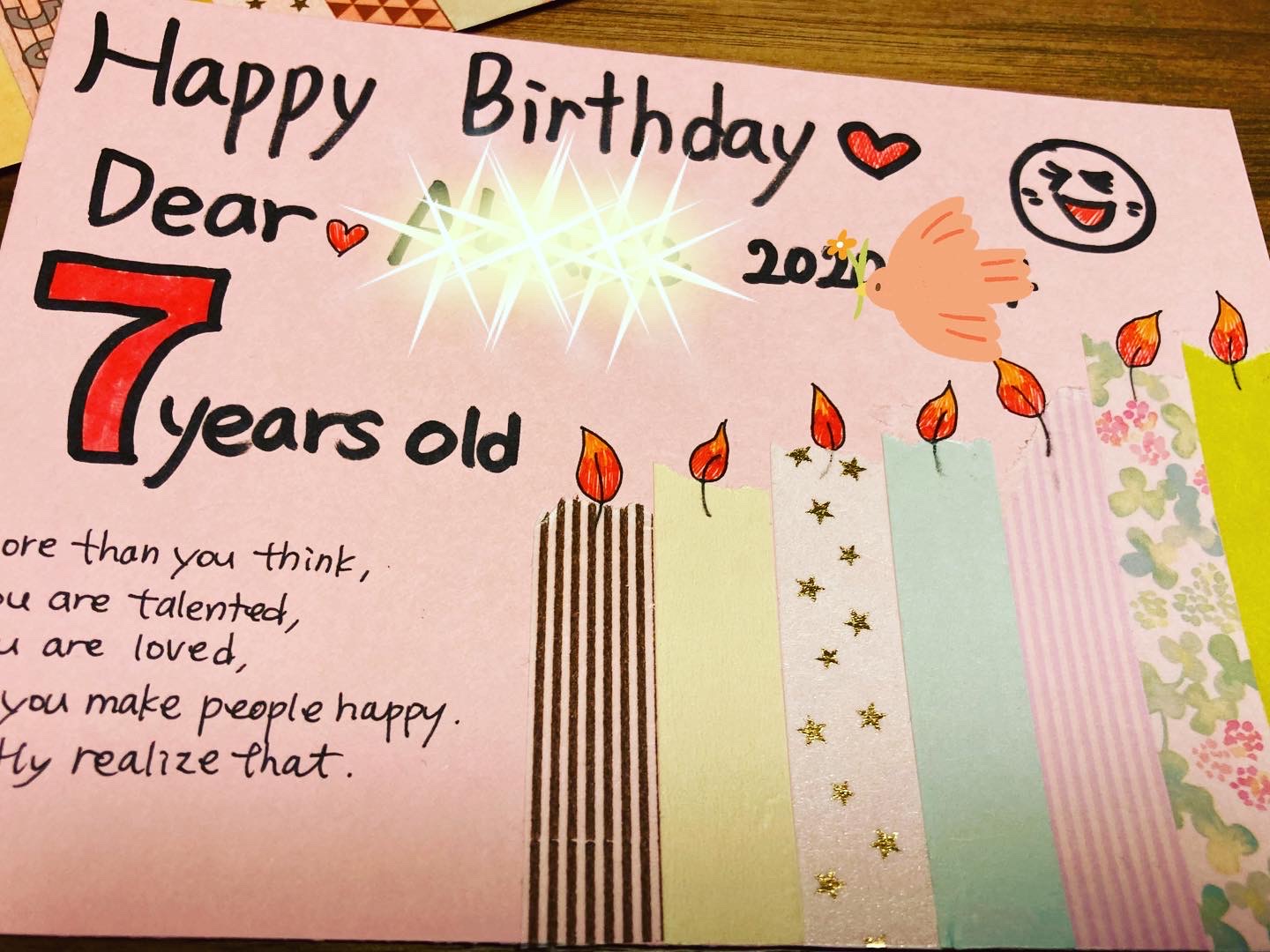 誕生日おめでとう HAPPY BIRTHDAY 英語ロゴ：イラスト無料