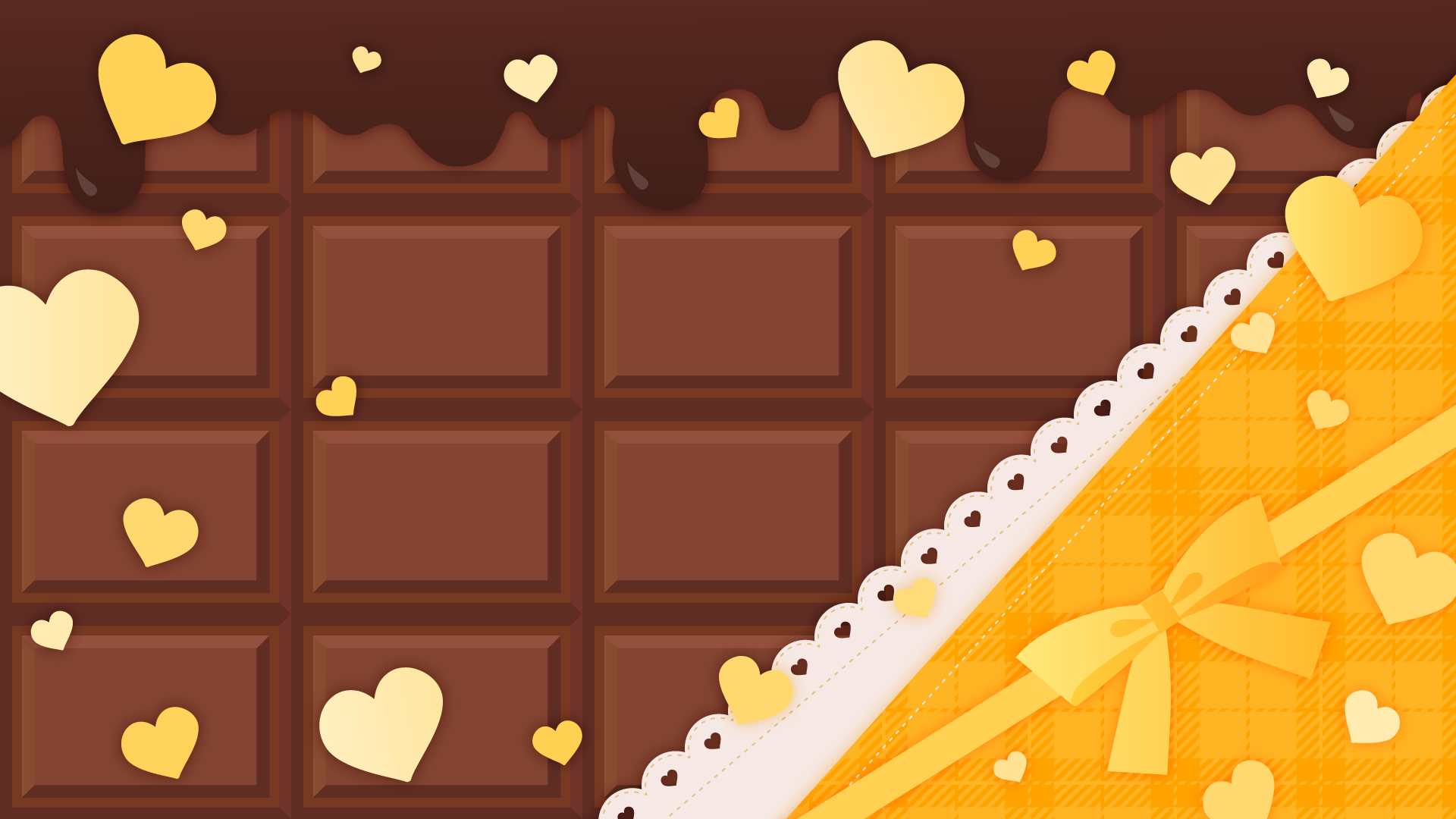 バレンタインデーのシームレスな背景イラスト：イラスト無料