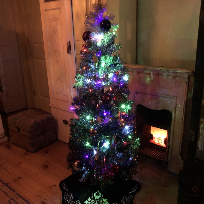 ダイソー ハロウィンツリーの商品を使ったおしゃれなインテリア実例RoomClip ルームクリップ