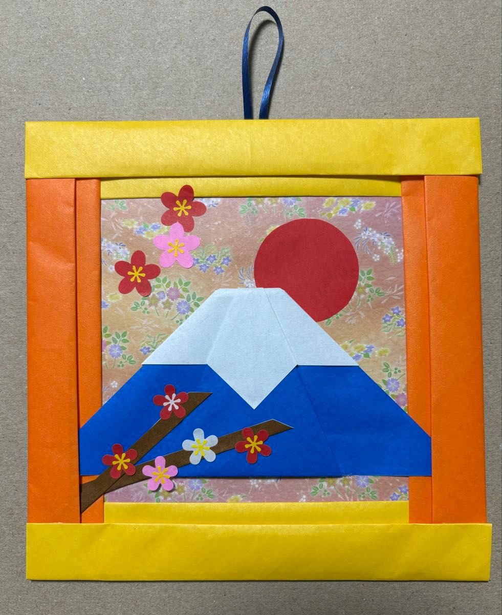 折り紙 箱 立体的な富士山を作ってみた！お正月の飾りに！作り方 How to make a 3D Mt. Fuji with origami