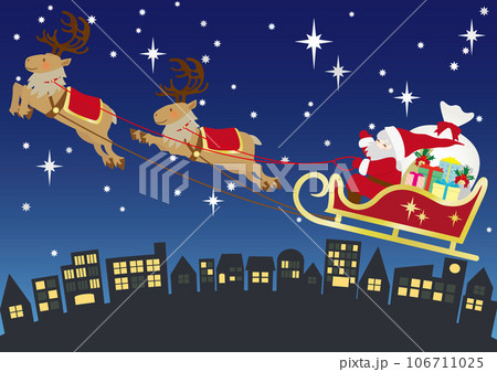 空飛ぶサンタそり ベクター,ステッカー,空を飛ぶイメージ_グラフィックス id380605720_PRF画像フォーマットEPS_jp.lovepik.com