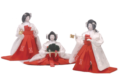 楽天市場 雛人形 ひな人形 K102 オルゴール付き 三人官女五人囃子 コンパクト 佳月 かげつ 雛人形 雛 ケース飾り 雛 親王飾り雛名匠・逸品飾り 高級品 即実発送 2025年新作: 人形の佳月