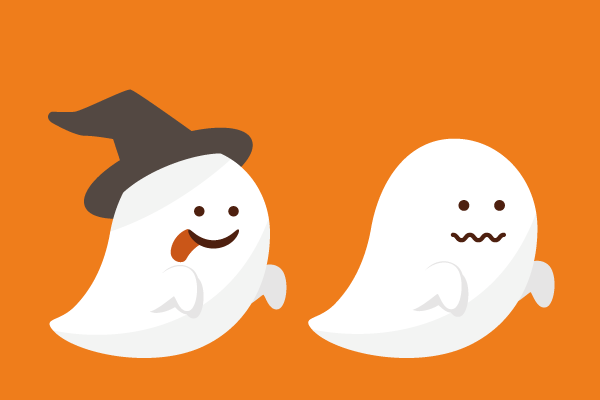 フリーイラストお化け類とハロウィンのセットでアハ体験GAHAG著作権フリー写真・イラスト素材集 - GAHAG著作権フリー写真・イラスト素材集