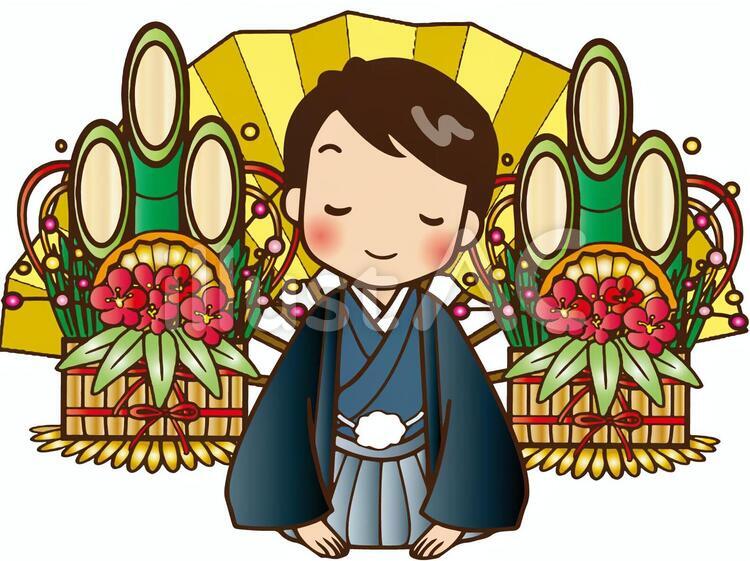 新年のご挨拶 ペア1イラスト - No: 1279720無料イラスト・フリー素材なら「イラストAC」