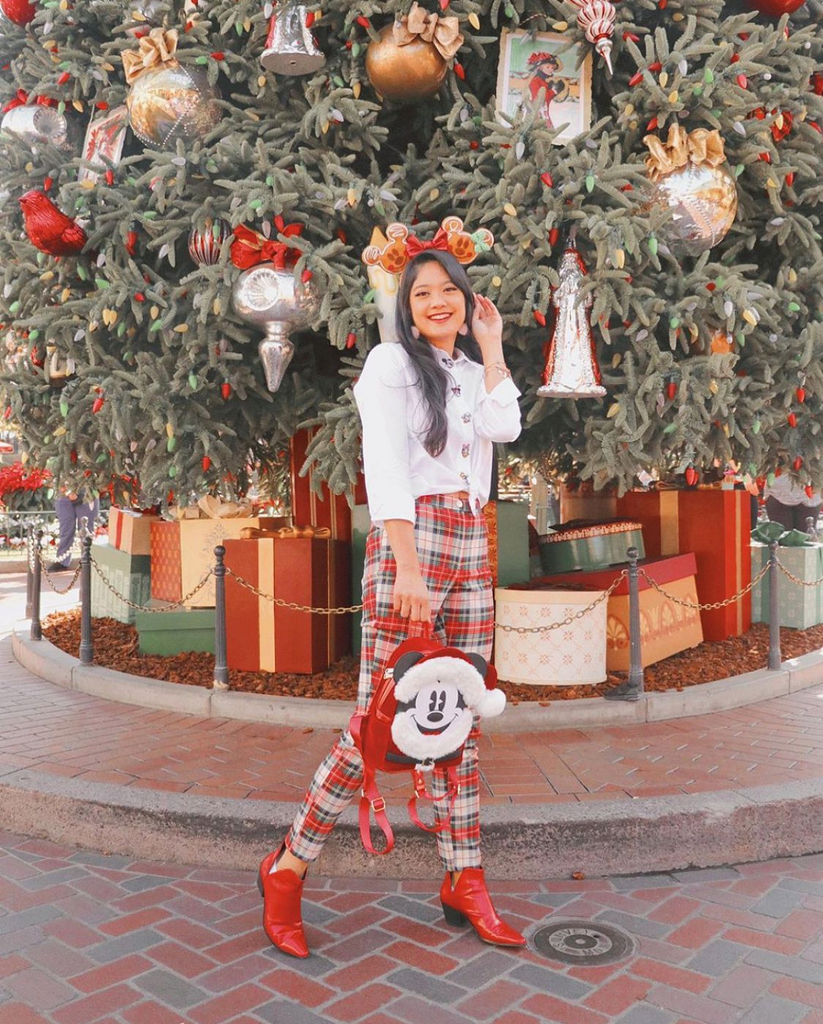 リンクコーデ 見づらかっディズニー クリスマス