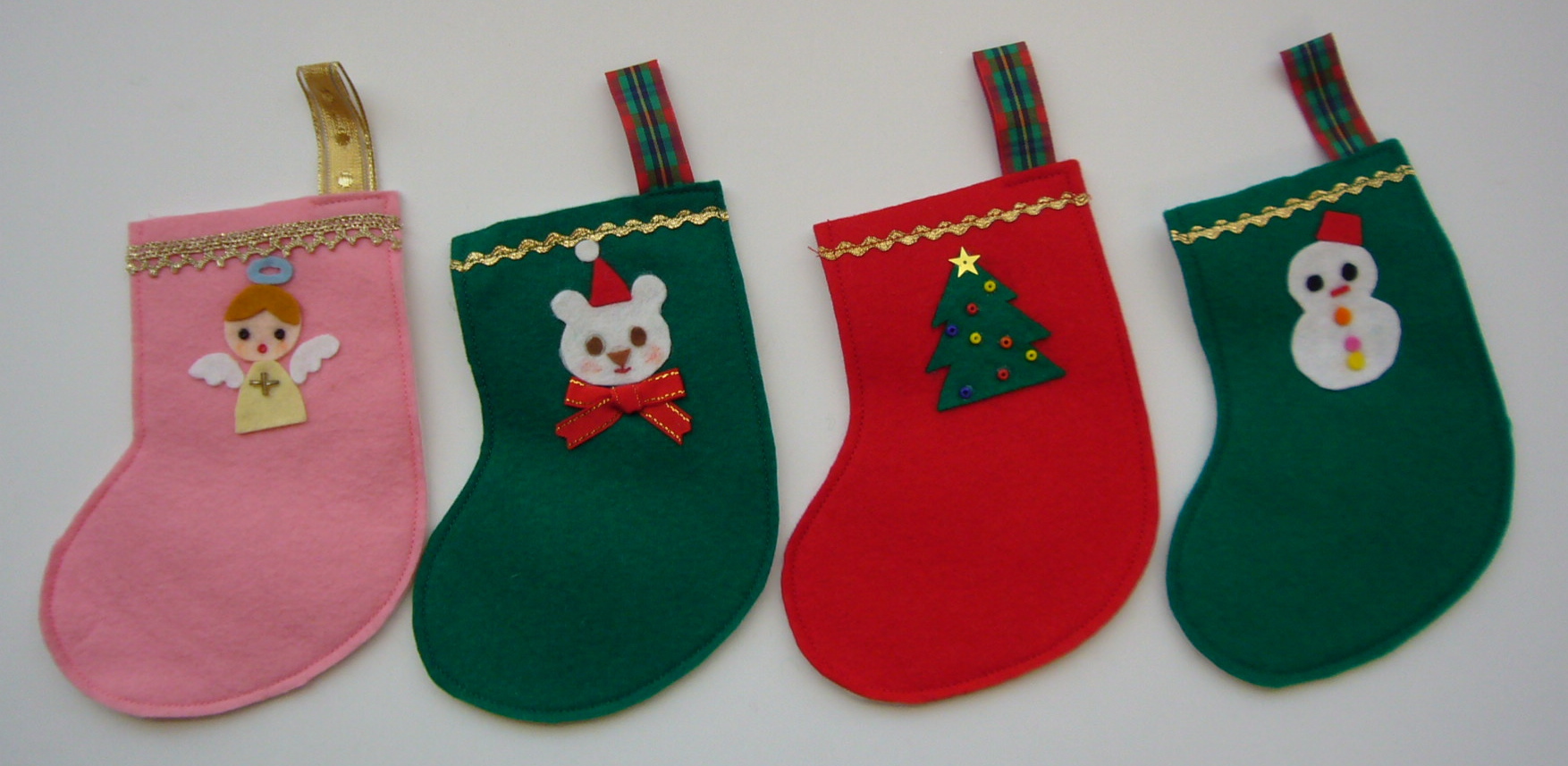 サンタさんもびっくり！クリスマス靴下のオーダーメイドhapimade手芸教室ハンドメイド・手作りのお手伝い