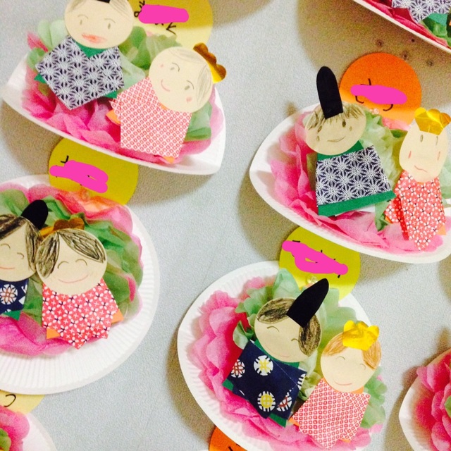 ひな祭り工作キット - 1イベント工作キットの「たのつく」