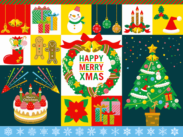 メリークリスマスのロゴマーク レタリング タイポグラフィ 手描き風筆記体 モノクロのイラスト素材183895426- イメージマート