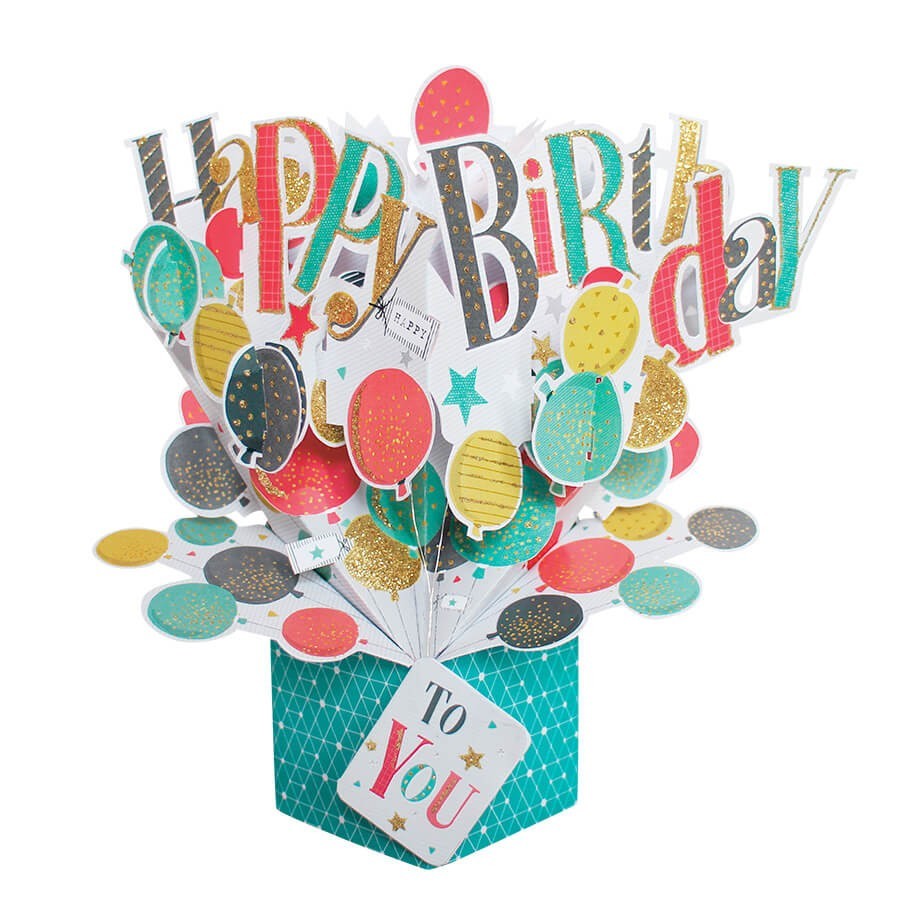 手作りの360度フルポップアップカード_Wow_熱気球が飛んでいます_Universal_Christmas - ショップ AI DesignLifeはがき・メッセージカード - Pinkoi