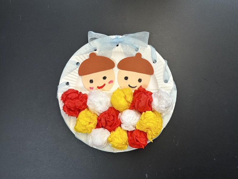 保育 製作 敬老の日のプレゼント製作！簡単だけど華やか