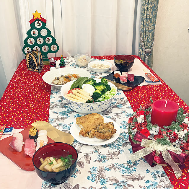 クリスマス テーブルランナー手作りのおすすめ商品とおしゃれな実例RoomClip ルームクリップ