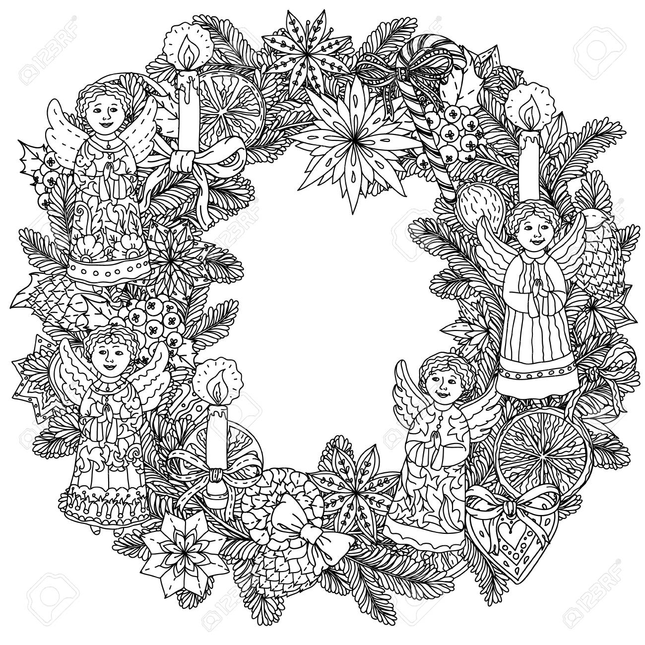 Amazon.co.jp:ダウンロード特典付 こだわり塗り絵シリーズ 季節のリース Seasonal Wreaths of plants andfriends KODAWARI Coloring Book Series: いなとめ まきこ: 本